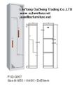 2 door steel locker FYD-G007,storage locker cabinet FYD-G007,Like 7 Shape,two
