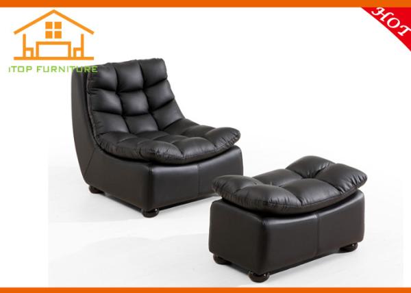 Buy cheap vintage black retro vintage french style leather antique chair old leather sofa for sale modern victorian couch from wholesalers