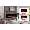Buy cheap Electric Fireplace Painted Steel Tempered Glass Camino Remote Controlled Yes Function Safe from wholesalers