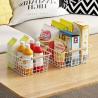 Buy cheap Home Snacks Rectangle Small Wire Storage Basket Black Silver White from wholesalers