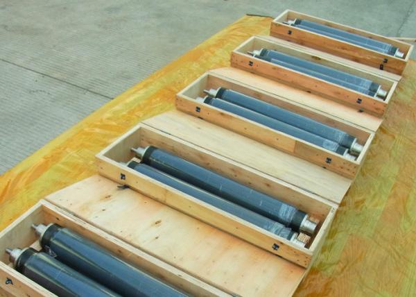 Buy cheap Customized Industrial Machine Parts Silicone Antistatic Shaft Polyurethane Roller from wholesalers