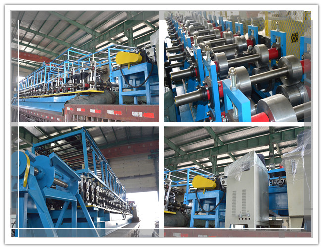 Continual Punching Mould Cable Tray Forming Machine 140mm - 840mm Width