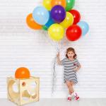 Collapsible Wood Balloon Sizer Cube Box for Balloon Decorations, Balloon Arches,