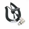 Buy cheap Coiled Twist Camera Power Cable Monitor Power Cable XLR 4 Pin Female To Right Angle 0B 2 Pin Male from wholesalers