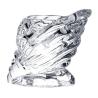 Buy cheap Hot sales Unique creative conch shape clear crystal glass candelabra candlestick holder from wholesalers