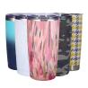 Buy cheap Exquisite Design Stainless Steel 20 Oz Tumbler Bulk With Lid And Straw Colored Powder Coated Wine Tumbler Double Wall Vacuum Insulated Easy To Clean from wholesalers