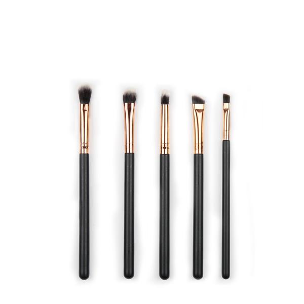 Buy cheap Wooden Handle 5pcs Smudge Eyeshadow Blending Brush Set from wholesalers