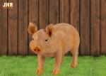 Home Decor Life Size Polyresin Animal Figurines Pig Sculpture Floor Statue