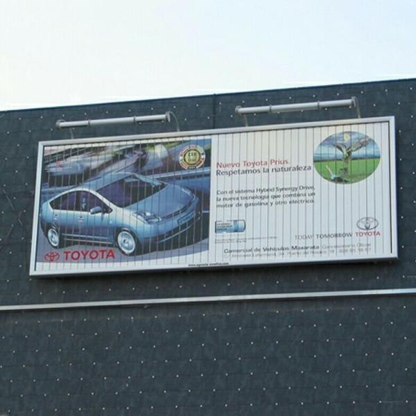 Buy cheap Outdoor Three Sided Billboard Advertising Prices with pole from wholesalers