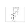 Buy cheap Polished Chrome Kitchen Sink Water Faucet , Deck Mounted One Hole Kitchen Faucet from wholesalers