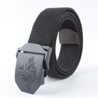 Buy cheap Unisex Stretch Cotton Canvas Belt 130cm Military Web Belt Polyester product
