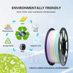PLA+ Filament 1kg Diameter 1.75mm Matte Macaroon Rainbow 3d Printing Filament