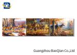 Big Size Flip Lenticular Print Poster For Advertising Of Hamburger And Pizza
