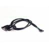 Buy cheap 30cm Motherboard Internal 9pin Pitch 2.54mm to Dual Port USB 2.0 A Female Screw Lock Panel Mount Cable from wholesalers
