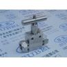 Buy cheap Oil media Cutting ferrule high pressure needle valve for chemical liquid fluid from wholesalers