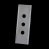 Buy cheap Tungsten Carbide Slitter Blades 3 Hole Thin 43*22*0.2/0.3/0.4/0.35mm from wholesalers