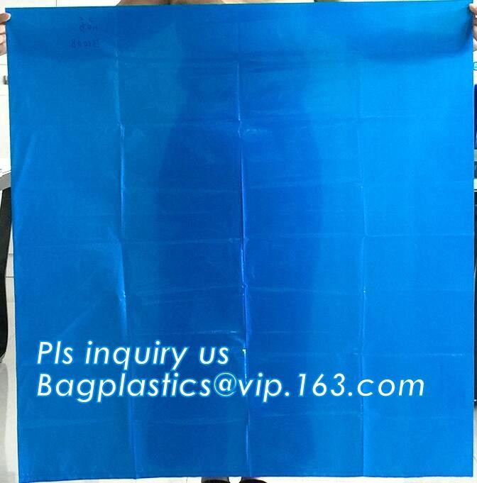 Asbestos Removal, disposable plastic yellow poly asbestos warning printed burial bags, Asbestos clear plastic packing ju