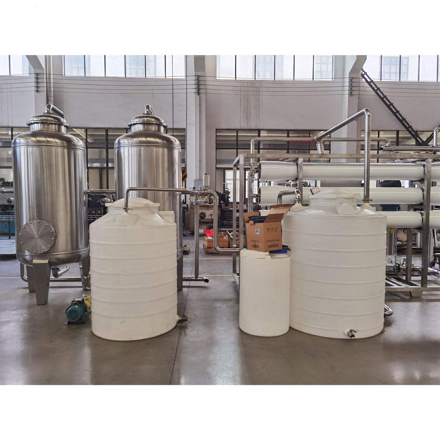 Automatic Stainless Steel Pure Reverse Osmosis Water Treatment Equipment