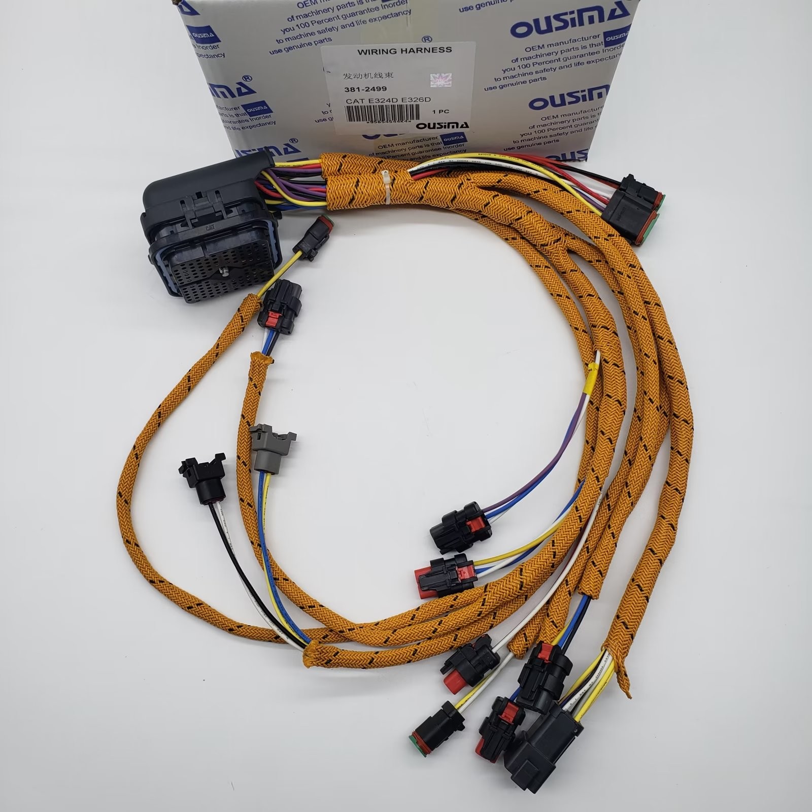 381-2499 3812499 Excavator Wiring Harness For 320D 324D 326D E324D E326D C7 Engine