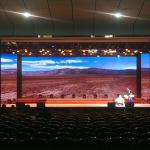 Flexible Full Color Stage Background LED Screens P4.81 Indoor Advertising Video