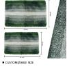 Buy cheap Rectangle Shape Latex Backing Dark Green Bathroom Rug Pile Height 3cm from wholesalers