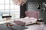 Fabric Solid Wood MDF Board European King Size Beds 5 Piece Custom Logo