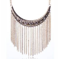Buy cheap European-American big national wind exaggerated retro metal necklace diamond product