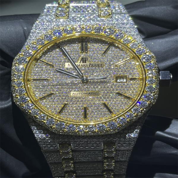 Buy cheap 3EX Moissanite Iced Out Watch ChainMoissanite High End Watches from wholesalers