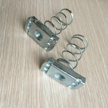 spring strut channel nut galvanized