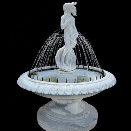 Buy cheap Stone Fountain Carved Marble Water Fountain for Garden Outdoor (YKOF-9) from wholesalers