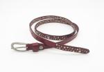 1.3cm Width Studded Waist Belt , Cool Studded Belts 95 - 125cm Length