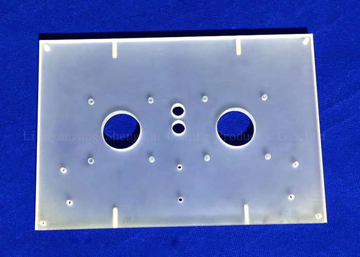 Deep Processing Opaque Customized Polished Fused Quartz Plate
