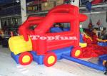 Custom Commercial Bounce Houses / Inflatable Jumping Bouncer Oxford Fabric