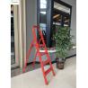 Buy cheap Red 1.2mm Aluminum Ladder For Home 250mm 150KG High Strength from wholesalers