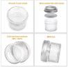 Buy cheap Wide Mouth Mini Caviar Glass Preserve Jars For Jam 100ml 40 Sets from wholesalers