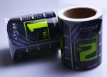 Custom self adhesive green flourescent print vinyl label sticker rolls