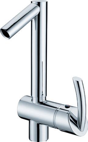 Buy cheap H59 Brass Kitchen Sink Water Faucet One handle , Ivory Chrome Mixer Tap from wholesalers