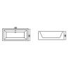 Buy cheap cUPC one piece antique style bathtub,small size bathtub,bathtub freestanding from wholesalers