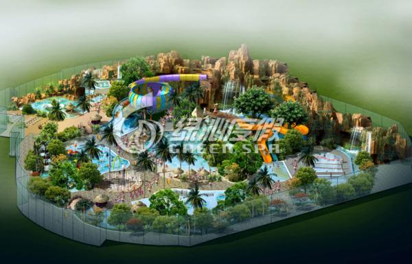 Indoor Children and Adults Water Park project Conceptual Design for Holiday