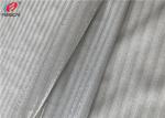 Shiny Stripe 95 Polyester 5 Spandex Velvet Fabric / Brushed Fleece Fabric