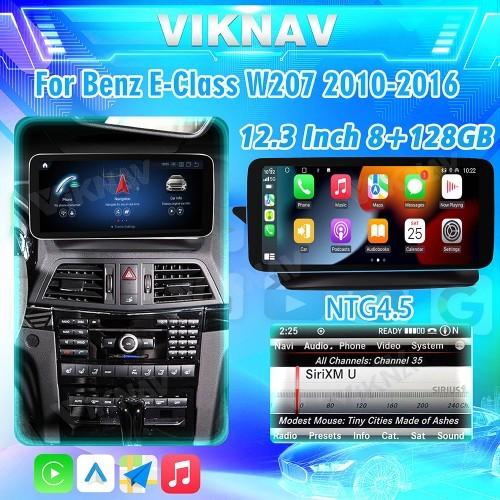 Viknav 12.3 Inch Android Car Radio For Mercedes Benz E W207 2010-2016 GPS
