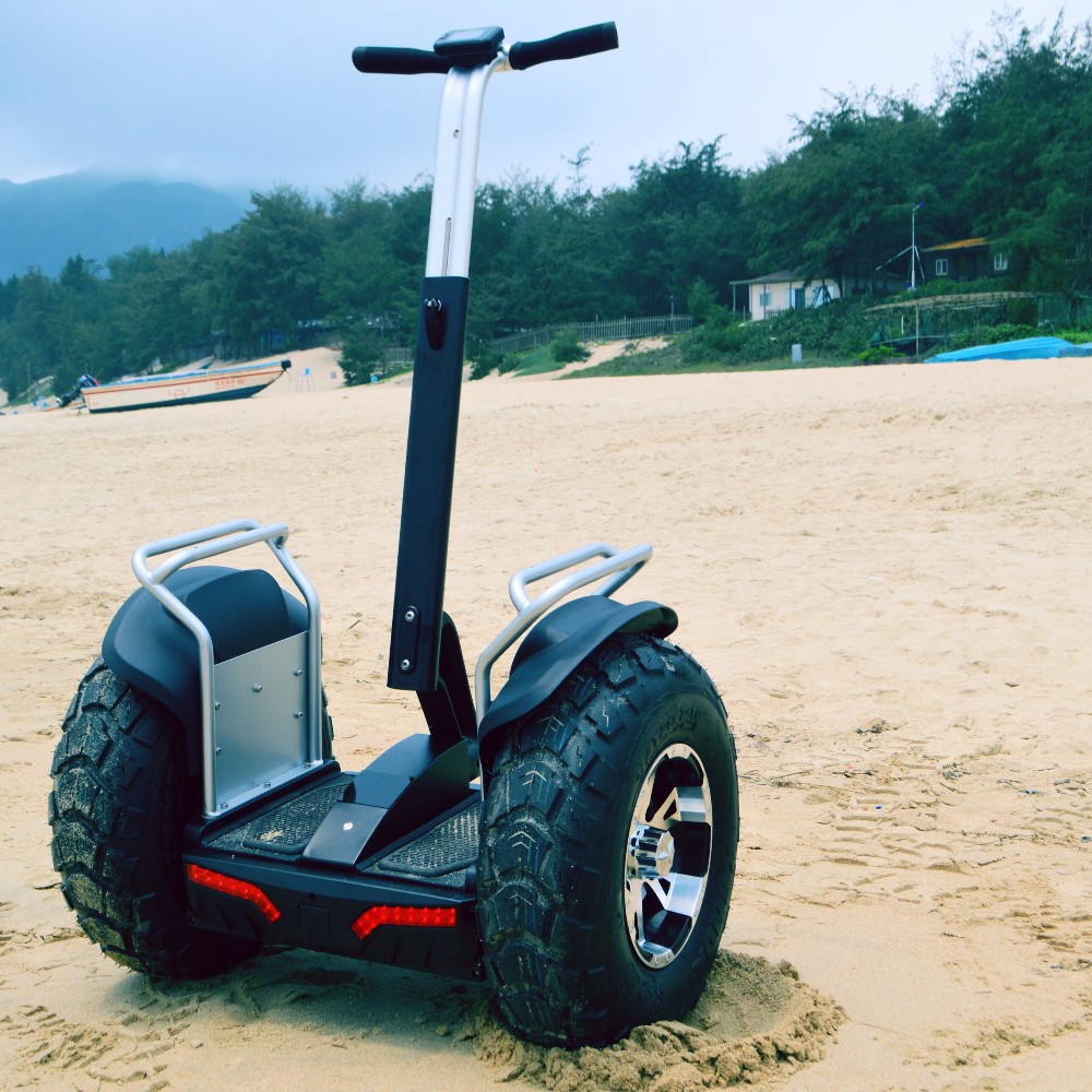 Fashionable 2 Wheel Electric Stand Up Scooter With 2pcs Samsung Battery
