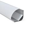 Buy cheap White 30mm Corner Aluminum LED Strip Channel For Wardrobe Office from wholesalers