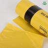 Buy cheap 1 Ton Customized Logo Medical Liners Plastic Biohazard Bags Yellow Security HDPE Accepted Bags CN SHN from wholesalers