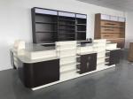 Custom Size Color logo red gondola shelving