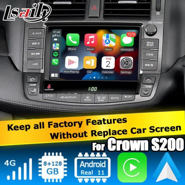Buy cheap Toyota Crown GRS204 URS206 UZS207 S200 Android wireless Carplay Android Auto 8+128GB powered by Qualcomm from wholesalers