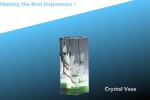 crystal vase/flower vase/flower bottle/glass vase/crystal flower bottle/glass