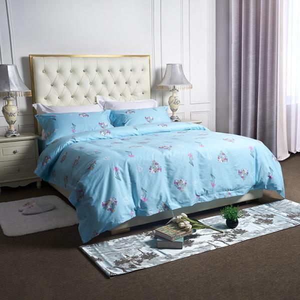 Buy cheap 100% Cotton Hotel Bedding Sets Colorful Printed Bed Sheet For Home Bed Linen from wholesalers
