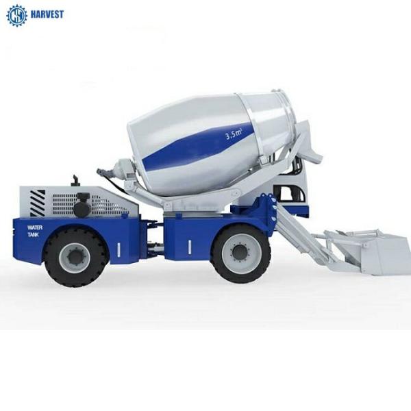 Buy cheap Harvest HY350 4 Wheel Drive 3.5m3 8 Ton Self Load Concrete Mixer Truck from wholesalers