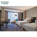 PU Leather Upholstery Hotel Bedroom Furniture Sets
